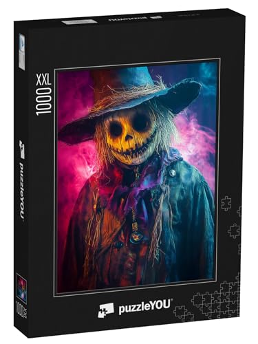 Puzzle 1000 Teile XXL „Halloween Vogelscheuche“ von puzzleYOU