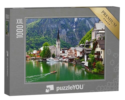 Puzzle 1000 Teile XXL „Hallstatt - kleine hübsche Perle der Alpen. Österreich“ von puzzleYOU