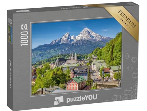 Puzzle 1000 Teile XXL „Historische Stadt Berchtesgaden mit dem Watzmann im Hintergrund, Bayern“ – aus der Puzzle-Kollektion Deutschland, Berchtesgaden Puzzle 1000 Teile XXL „Historische Stadt Berchtesgaden mit dem Watzmann im Hintergrund, Bayern“ – aus der Puzzle-Kollektion Deutschland, Berchtesgaden von puzzleYOU