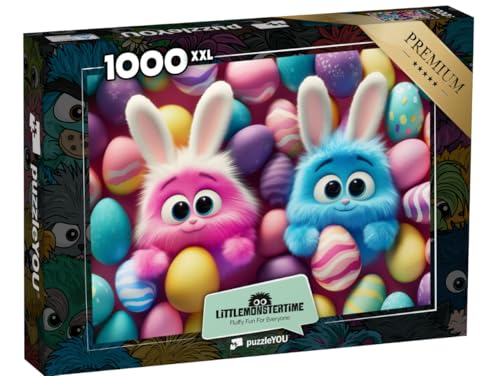 Puzzle 1000 Teile XXL „LITTLEMONSTERTIME: Easter Monster Buddies“ Puzzle 1000 Teile XXL „LITTLEMONSTERTIME: Easter Monster Buddies“ von puzzleYOU