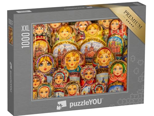 Puzzle 1000 Teile XXL „Matroschka-Puppen, Russland“ – aus der Puzzle-Kollektion Russland von puzzleYOU