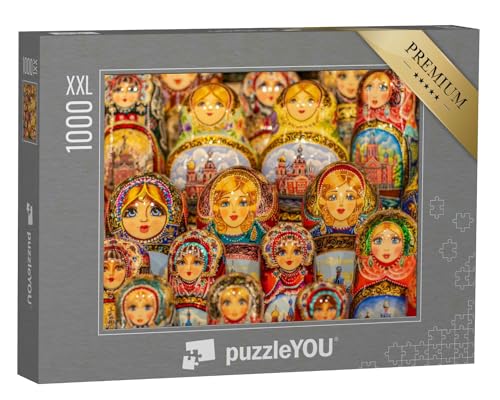 Puzzle 1000 Teile XXL „Matroschka-Puppen, Russland“ – aus der Puzzle-Kollektion Russland von puzzleYOU