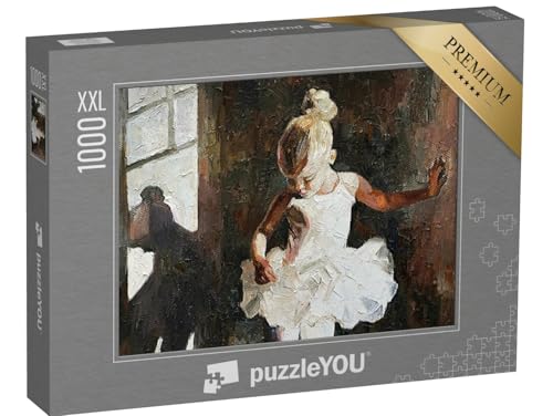 Puzzle 1000 Teile XXL „Ölgemälde: Die kleine Ballerina“ – aus der Puzzle-Kollektion Ölbilder von puzzleYOU