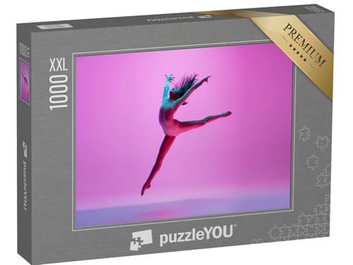 Puzzle 1000 Teile XXL „Spiel mit der Schwerkraft: Eine Balett-Tänzerin“ – aus der Puzzle-Kollektion Tanz, Menschen von puzzleYOU