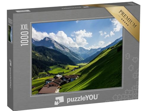 Puzzle 1000 Teile XXL „Tuxertal mit Hintertuxer Gletscher“ – aus der Puzzle-Kollektion Tirol von puzzleYOU