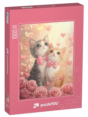 Puzzle 1000 Teile XXL „Unsere kleine Welt“ – aus der Puzzle-Kollektion Katzen-Puzzles von puzzleYOU