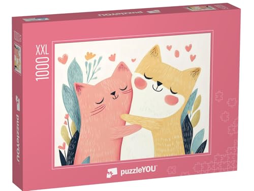 Puzzle 1000 Teile XXL „Verliebt wie am ersten Tag“ von puzzleYOU