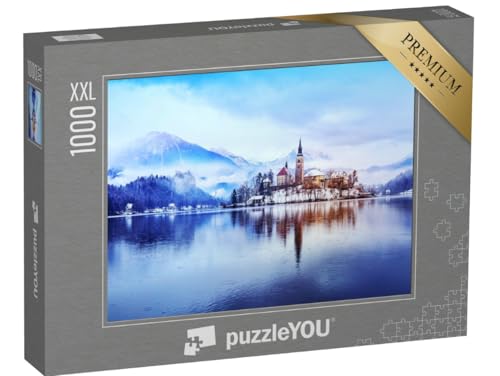 Puzzle 1000 Teile XXL „Winterlandschaft Bleder See“ Puzzle 1000 Teile XXL „Winterlandschaft Bleder See“ von puzzleYOU