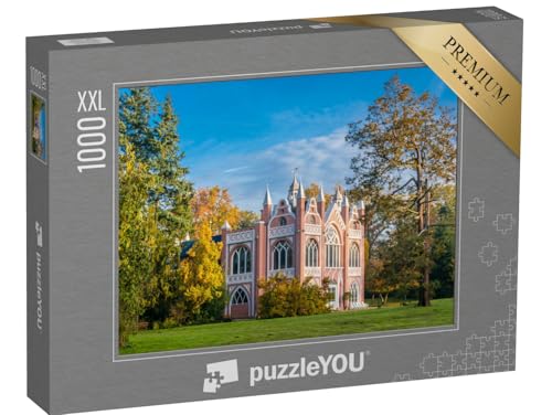 Puzzle 1000 Teile XXL „Wörlitzer Park: Gotisches Haus“ von puzzleYOU