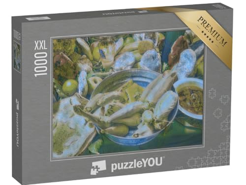 Puzzle 1000 Teile XXL „im Kunst-Stil von Claude Monet - Altar am traditionellen Tag der Toten“ Puzzle 1000 Teile XXL „im Kunst-Stil von Claude Monet - Altar am traditionellen Tag der Toten“ von puzzleYOU