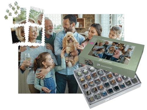 SMART Sorted® | Fotopuzzle 1000 Teile - Puzzle mit eigenem Bild gestalten - Jetzt einfach Puzzeln mit SMART Sorted: 1000 Teile Puzzle auch für Puzzle-Starter - Schachtel-Design wählen (Minz) von puzzleYOU