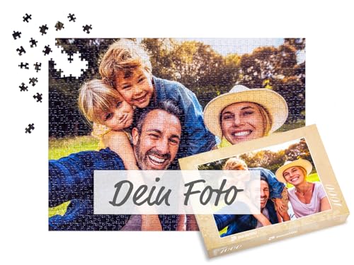 puzzleYOU Fotopuzzle selbst gestalten - Fotopuzzle 1000 Teile, Schachtel-Design Blumenspitze - Puzzle mit eigenem Bild erstellen - 1000 Teile Puzzle individuell Bedrucken von puzzleYOU