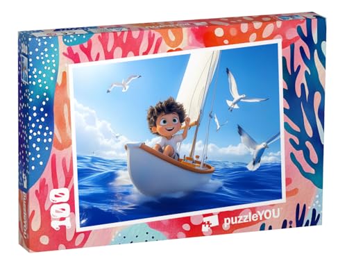 puzzleYOU: Puzzle 100 Teile „Auf Entdeckungsreise“ von puzzleYOU