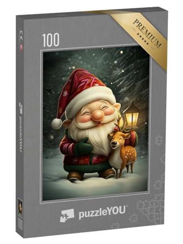 puzzleYOU: Puzzle 100 Teile „Auf der Suche nach dem Rentier“ von puzzleYOU
