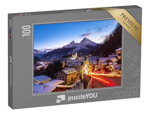 puzzleYOU: Puzzle 100 Teile „Berchtesgaden, im Hintergrund der Watzmann“ – aus der Puzzle-Kollektion Landschaft puzzleYOU: Puzzle 100 Teile „Berchtesgaden, im Hintergrund der Watzmann“ – aus der Puzzle-Kollektion Landschaft von puzzleYOU
