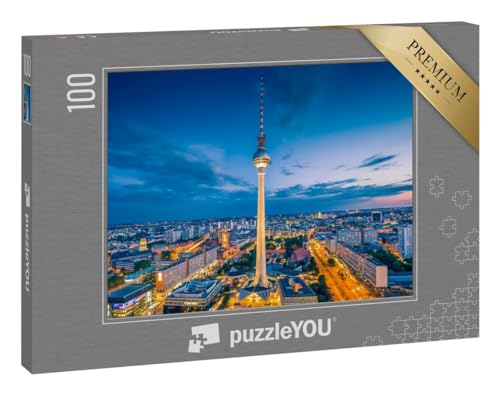 puzzleYOU: Puzzle 100 Teile „Berliner Fernsehturm“ von puzzleYOU