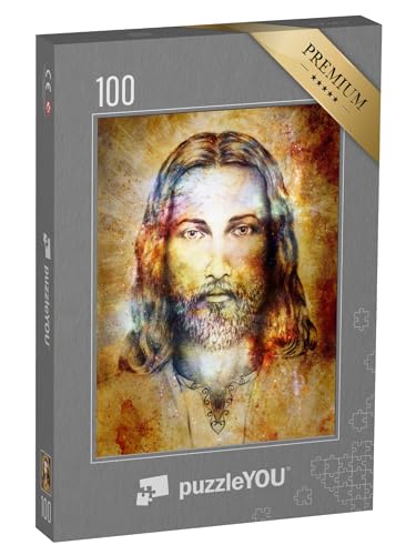 puzzleYOU: Puzzle 100 Teile „Bleistift Portrait: Jesus Christus im Licht“ – aus der Puzzle-Kollektion Christentum puzzleYOU: Puzzle 100 Teile „Bleistift Portrait: Jesus Christus im Licht“ – aus der Puzzle-Kollektion Christentum von puzzleYOU