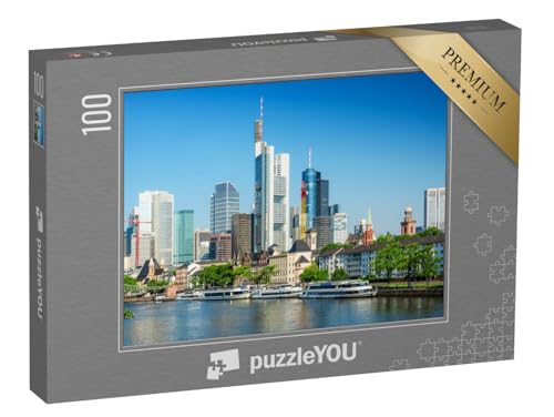 puzzleYOU: Puzzle 100 Teile „Blick auf die Skyline von Frankfurt am Main, Hessen, Deutschland“ – aus der Puzzle-Kollektion Skyline Frankfurt puzzleYOU: Puzzle 100 Teile „Blick auf die Skyline von Frankfurt am Main, Hessen, Deutschland“ – aus der Puzzle-Kollektion Skyline Frankfurt von puzzleYOU