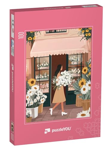 puzzleYOU: Puzzle 100 Teile „Blumengeschäft, Liebe erblüht“ puzzleYOU: Puzzle 100 Teile „Blumengeschäft, Liebe erblüht“ von puzzleYOU