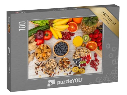 puzzleYOU: Puzzle 100 Teile „Buntes Obst und Gemüse zum Frühstück“ puzzleYOU: Puzzle 100 Teile „Buntes Obst und Gemüse zum Frühstück“ von puzzleYOU
