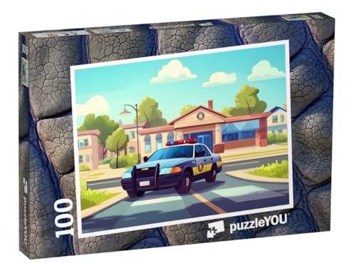 puzzleYOU: Puzzle 100 Teile „Das Polizeiauto im Einsatz“ – aus der Puzzle-Kollektion Kinderpuzzle puzzleYOU: Puzzle 100 Teile „Das Polizeiauto im Einsatz“ – aus der Puzzle-Kollektion Kinderpuzzle von puzzleYOU