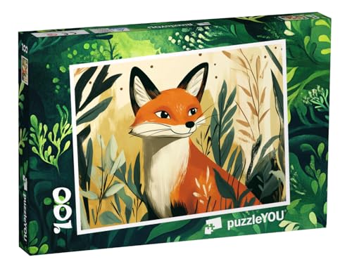 puzzleYOU: Puzzle 100 Teile „Der schlaueste Fuchs im Wald“ – aus der Puzzle-Kollektion Kinderpuzzle puzzleYOU: Puzzle 100 Teile „Der schlaueste Fuchs im Wald“ – aus der Puzzle-Kollektion Kinderpuzzle von puzzleYOU