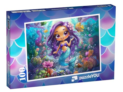 puzzleYOU: Puzzle 100 Teile „Die Abenteuer der magischen Meerjungfrau“ puzzleYOU: Puzzle 100 Teile „Die Abenteuer der magischen Meerjungfrau“ von puzzleYOU