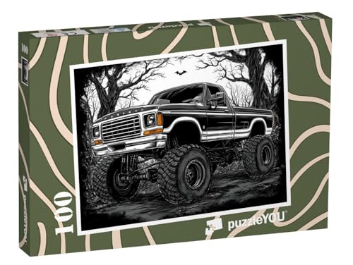 puzzleYOU: Puzzle 100 Teile „Die coolsten Monstertrucks“ von puzzleYOU