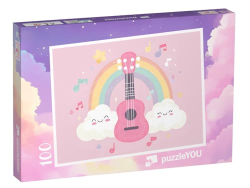 puzzleYOU: Puzzle 100 Teile „Die große Gitarrenshow unterm Regenbogen“ puzzleYOU: Puzzle 100 Teile „Die große Gitarrenshow unterm Regenbogen“ von puzzleYOU