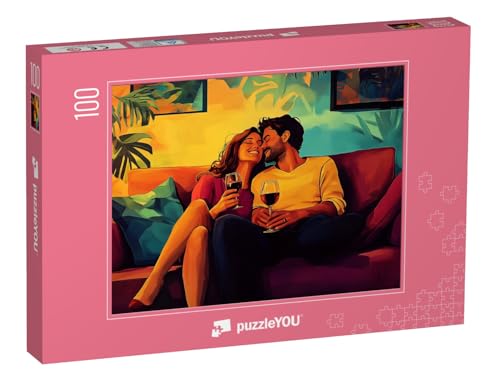 puzzleYOU: Puzzle 100 Teile „Du bist Mein Zuhause“ von puzzleYOU