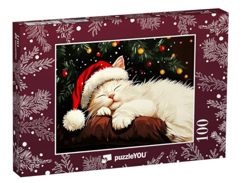 puzzleYOU: Puzzle 100 Teile „EIN Kätzchen im Lichterglanz“ puzzleYOU: Puzzle 100 Teile „EIN Kätzchen im Lichterglanz“ von puzzleYOU