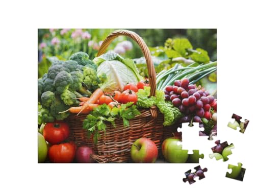 puzzleYOU: Puzzle 100 Teile „EIN Korb gefüllt mit Gemüse und Obst“ puzzleYOU: Puzzle 100 Teile „EIN Korb gefüllt mit Gemüse und Obst“ von puzzleYOU