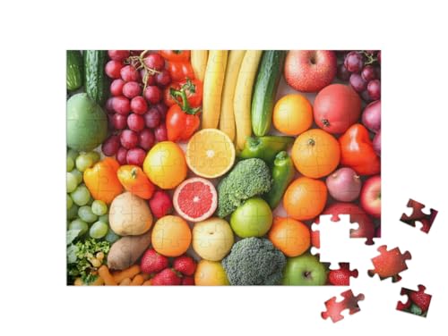 puzzleYOU: Puzzle 100 Teile „Eat The Rainbow: Frisches, buntes Obst und Gemüse“ puzzleYOU: Puzzle 100 Teile „Eat The Rainbow: Frisches, buntes Obst und Gemüse“ von puzzleYOU
