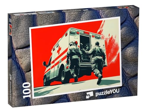 puzzleYOU: Puzzle 100 Teile „Einsatzbereit“ – aus der Puzzle-Kollektion Kinderpuzzle von puzzleYOU