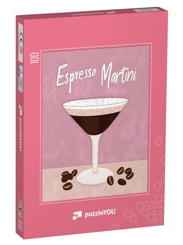 puzzleYOU: Puzzle 100 Teile „Espresso Martini“ – aus der Puzzle-Kollektion Essen und Trinken von puzzleYOU
