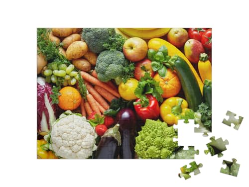 puzzleYOU: Puzzle 100 Teile „Frische Verschiedene Obst und Gemüsesorten“ puzzleYOU: Puzzle 100 Teile „Frische Verschiedene Obst und Gemüsesorten“ von puzzleYOU