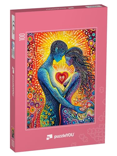 puzzleYOU: Puzzle 100 Teile „Für Dich entzündet“ von puzzleYOU