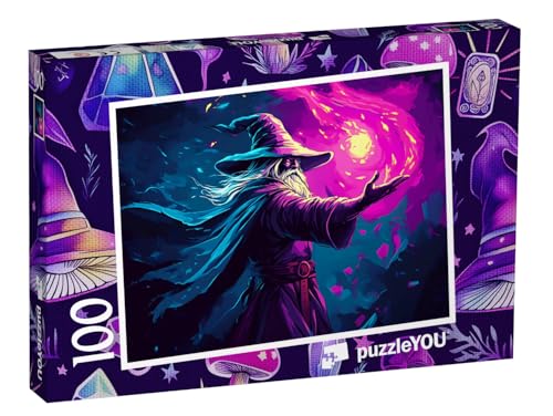 puzzleYOU: Puzzle 100 Teile „Geheime Zauberformeln“ von puzzleYOU