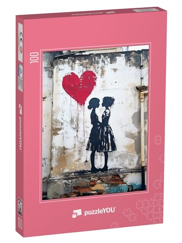 puzzleYOU: Puzzle 100 Teile „Gezeichnete Liebe“ puzzleYOU: Puzzle 100 Teile „Gezeichnete Liebe“ von puzzleYOU