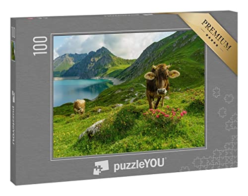 puzzleYOU: Puzzle 100 Teile „Glückliche Kuh auf der ALM“ puzzleYOU: Puzzle 100 Teile „Glückliche Kuh auf der ALM“ von puzzleYOU