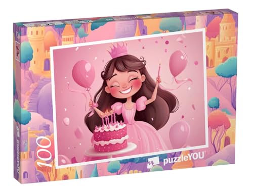 puzzleYOU: Puzzle 100 Teile „Große Rosa Geburtstagstorte für die kleine Prinzessin“ puzzleYOU: Puzzle 100 Teile „Große Rosa Geburtstagstorte für die kleine Prinzessin“ von puzzleYOU