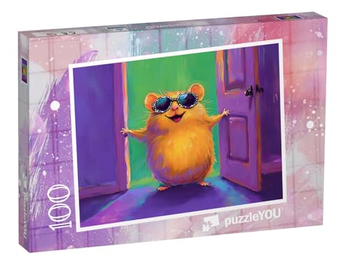 puzzleYOU: Puzzle 100 Teile „Hamsterparty“ – aus der Puzzle-Kollektion Kinderpuzzle von puzzleYOU
