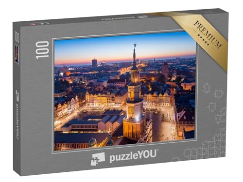 puzzleYOU: Puzzle 100 Teile „Hauptplatz von Posen: Altstadt am Abend, Polen“ – aus der Puzzle-Kollektion Polen puzzleYOU: Puzzle 100 Teile „Hauptplatz von Posen: Altstadt am Abend, Polen“ – aus der Puzzle-Kollektion Polen von puzzleYOU