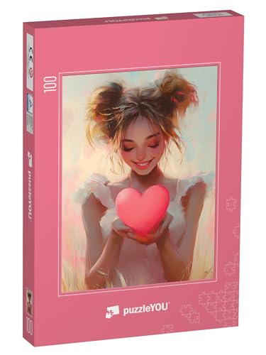 puzzleYOU: Puzzle 100 Teile „Herzklopfen“ von puzzleYOU