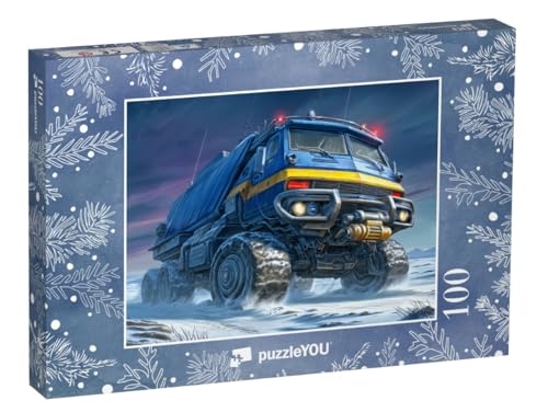 puzzleYOU: Puzzle 100 Teile „Hypertruck im Eiseinsatz“ von puzzleYOU