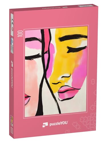 puzzleYOU: Puzzle 100 Teile „Innige Liebe“ von puzzleYOU