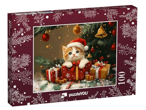 puzzleYOU: Puzzle 100 Teile „Kätzchen Kira im Geschenkkarton“ puzzleYOU: Puzzle 100 Teile „Kätzchen Kira im Geschenkkarton“ von puzzleYOU