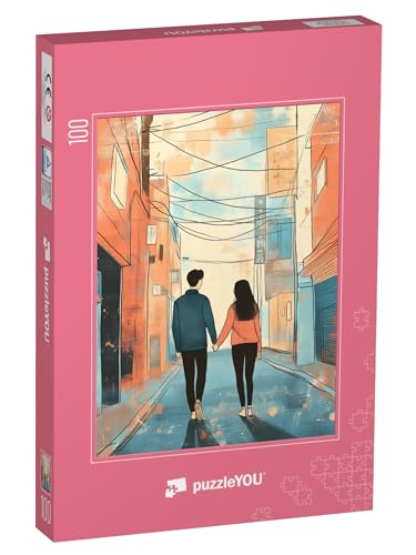 puzzleYOU: Puzzle 100 Teile „Kein Weg zu weit“ von puzzleYOU