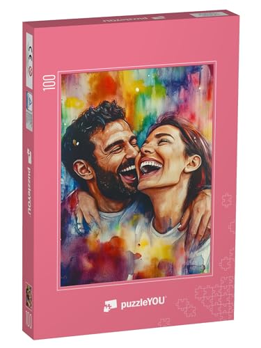 puzzleYOU: Puzzle 100 Teile „Lachen mit dir“ von puzzleYOU