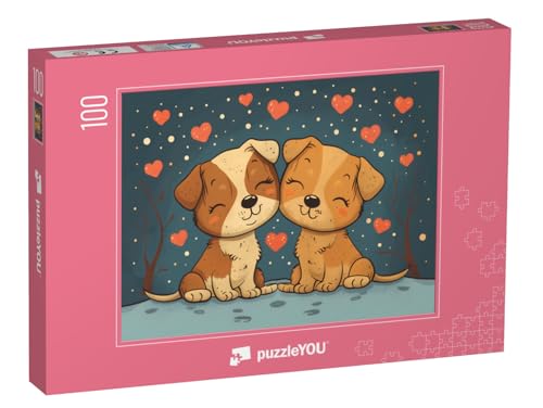 puzzleYOU: Puzzle 100 Teile „Liebe auf Vier Pfoten“ puzzleYOU: Puzzle 100 Teile „Liebe auf Vier Pfoten“ von puzzleYOU